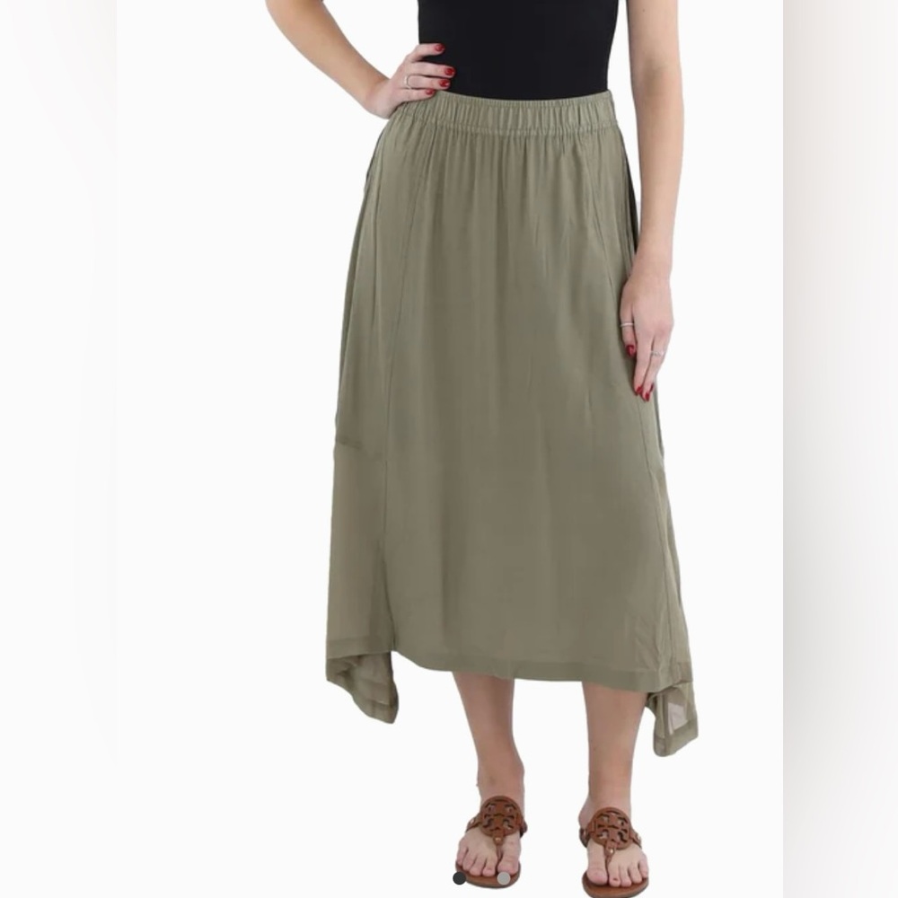 DKNY Women's Handkerchief Hem Maxi Skirt